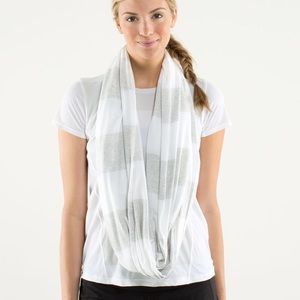 Lululemon Striped Infinity Clarity Scarf